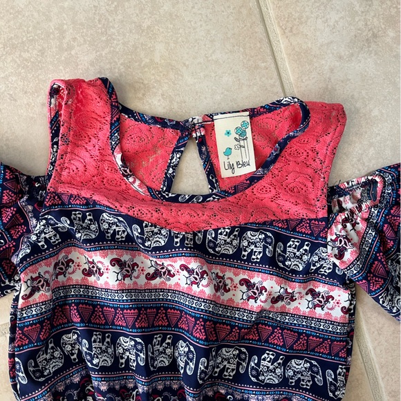 Lily Bleu Romper EUC - Picture 3 of 4